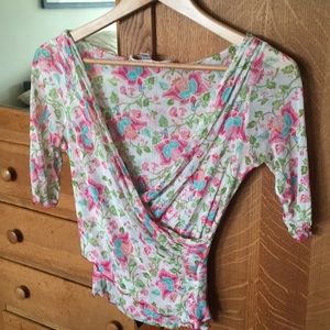 100% Silk Diane Von Furstenberg Sheer Top